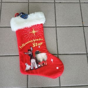 2017 NWT Sony Picture The Star Christmas Holiday Stocking Following Yonder Star